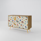 COLORFUL INSECTS Sideboard mit 2 Türen in Eiche-Optik