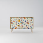 COLORFUL INSECTS Sideboard mit 2 Türen in Eiche-Optik