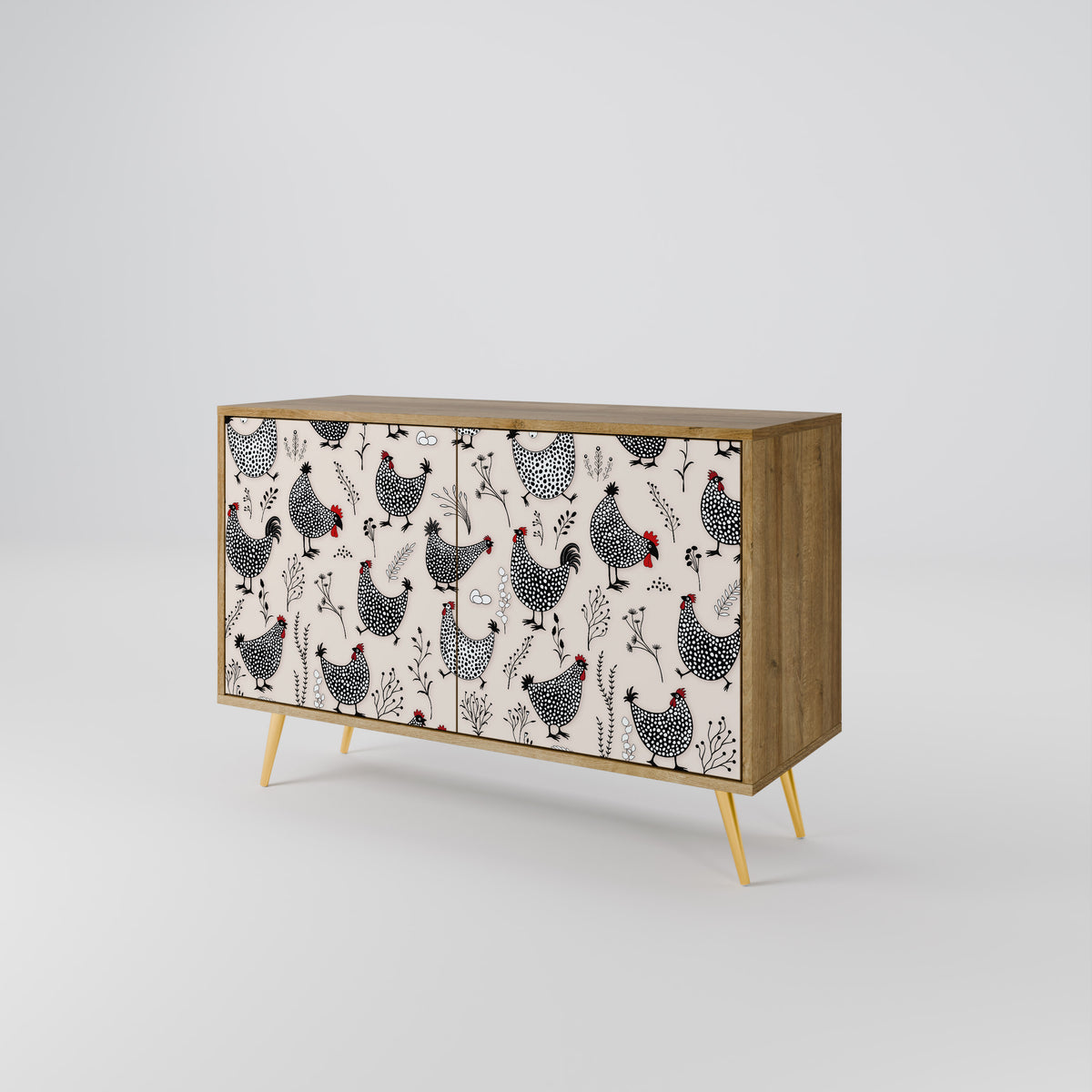 HAPPY HENS 2-türiges Sideboard
