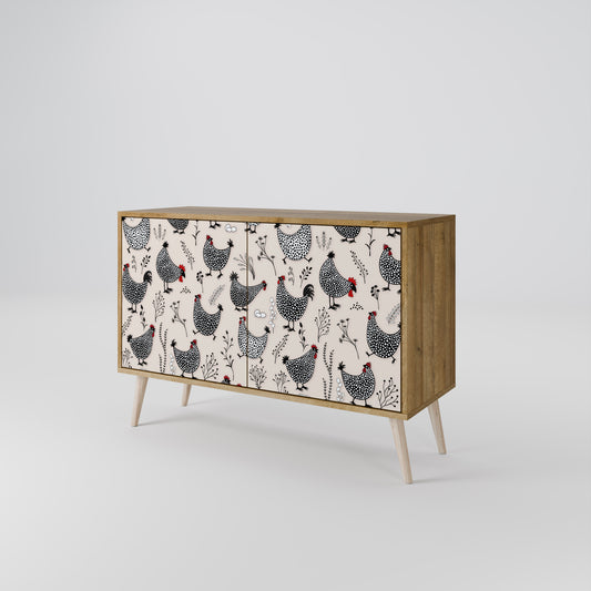 HAPPY HENS 2-Door Sideboard