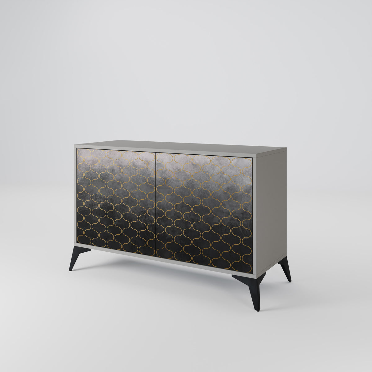 TESSELATED GRAYISH 2-türiges Sideboard