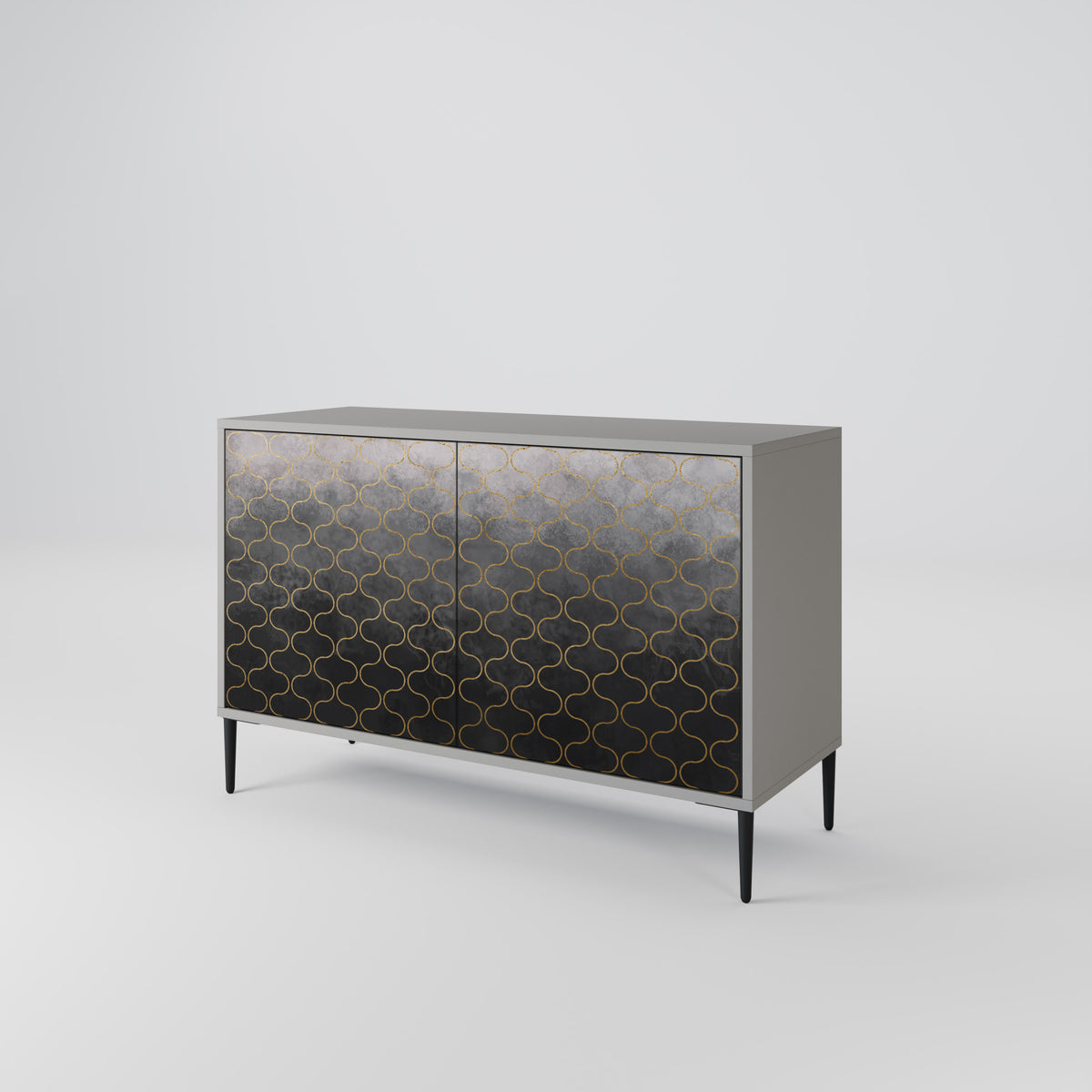 TESSELATED GRAYISH 2-türiges Sideboard