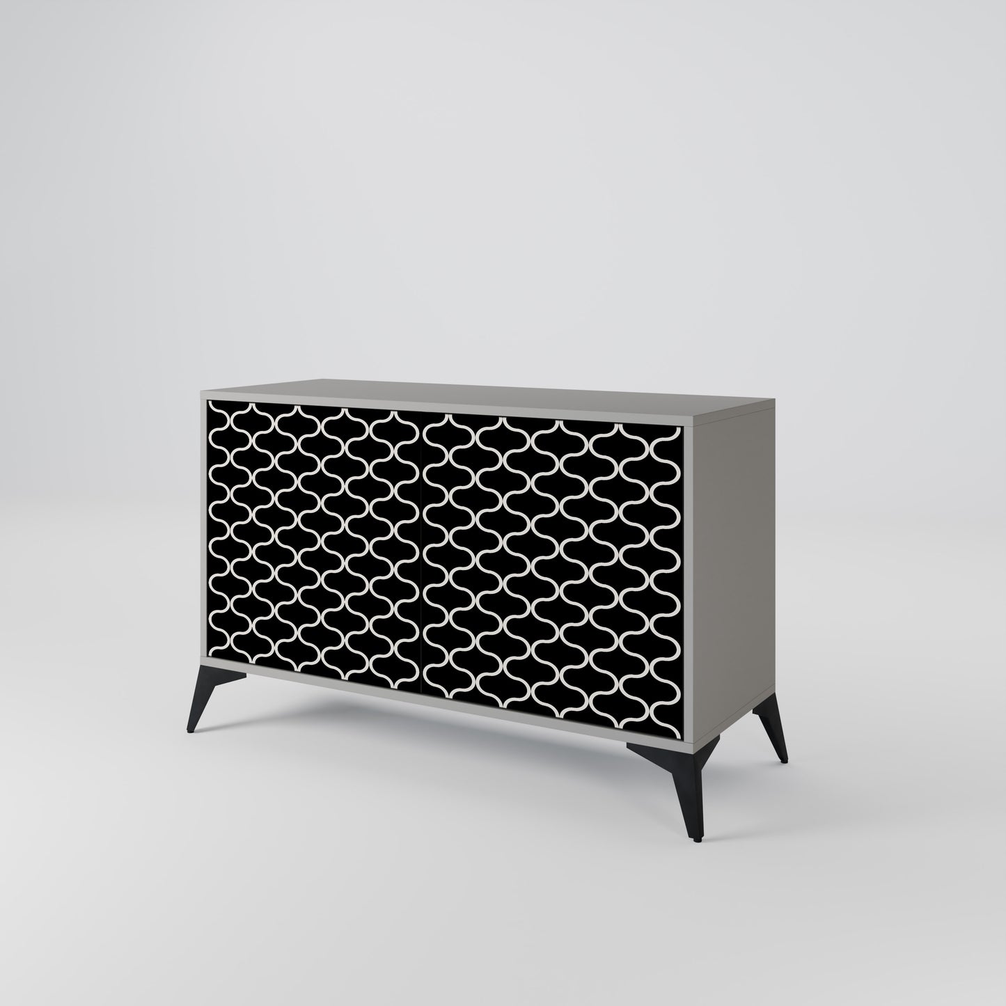 TESSELATED BLACKNESS 2-türiges Sideboard