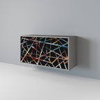 POLYGON VERVE Sideboard mit 2 Türen in Grau