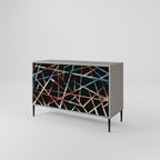 POLYGON VERVE Sideboard mit 2 Türen in Grau