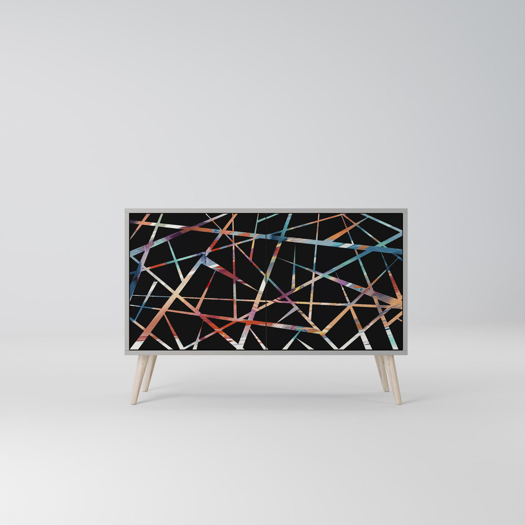 POLYGON VERVE Sideboard mit 2 Türen in grauer Ausführung
