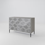 CONCRETE MOVEMENT Sideboard mit 2 Türen in Grau