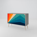 PRISM CONCUSSION Sideboard mit 2 Türen in Grau