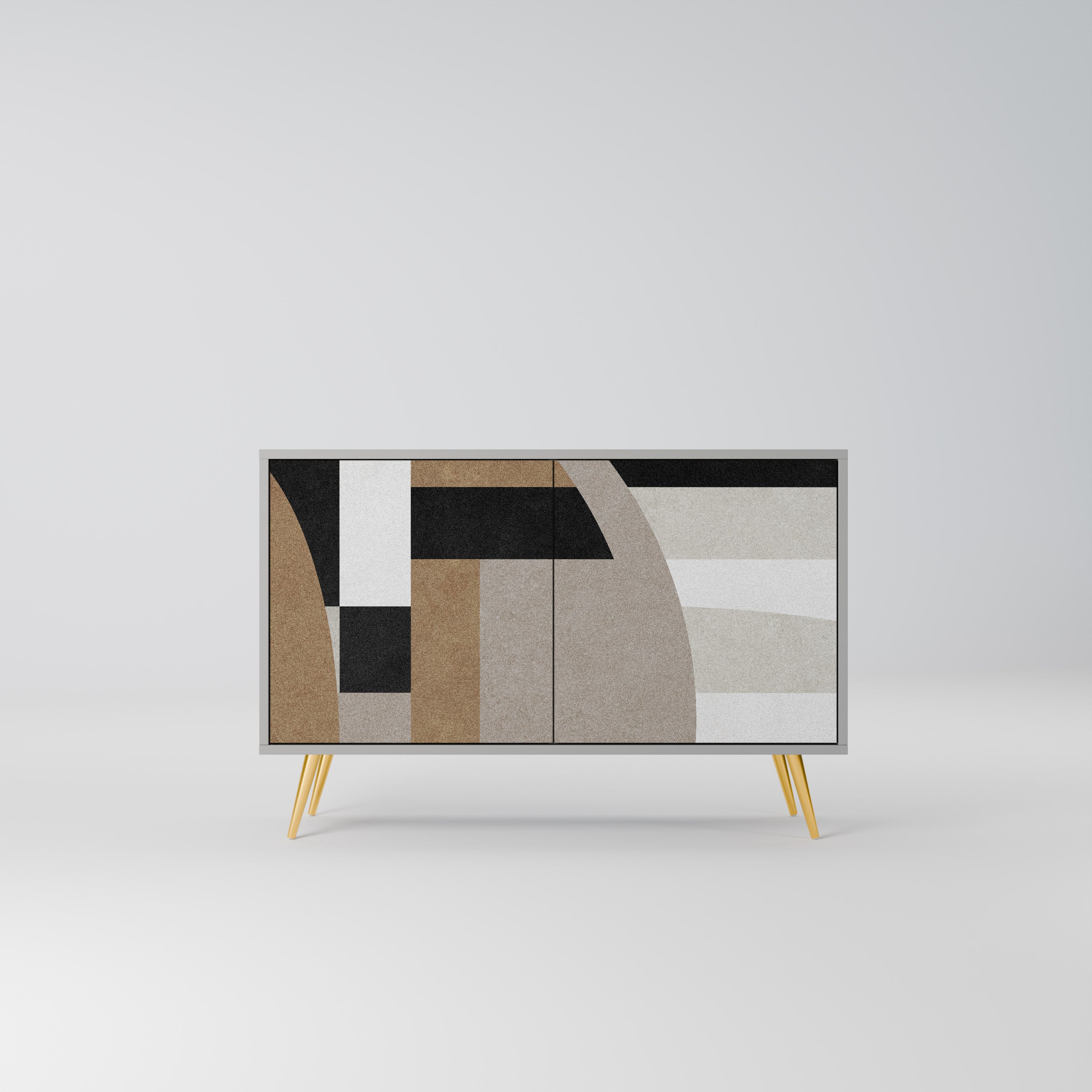 DELICATE MEMENTO Sideboard mit 2 Türen in Grau