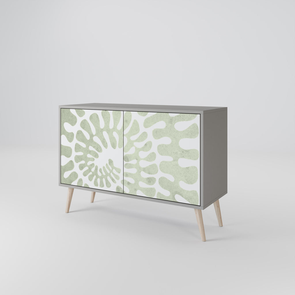 HELIX DANCE Sideboard mit 2 Türen in grauem Finish