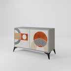 SPACE AROUND Sideboard mit 2 Türen in Grau