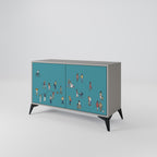 COLLECTIVE STREAM Sideboard mit 2 Türen in Grau