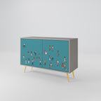COLLECTIVE STREAM Sideboard mit 2 Türen in Grau
