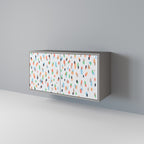 ENERGETIC SPOTS Sideboard mit 2 Türen in Grau