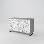 ENERGETIC SPOTS Sideboard mit 2 Türen in Grau