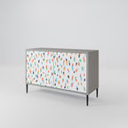 ENERGETIC SPOTS Sideboard mit 2 Türen in Grau