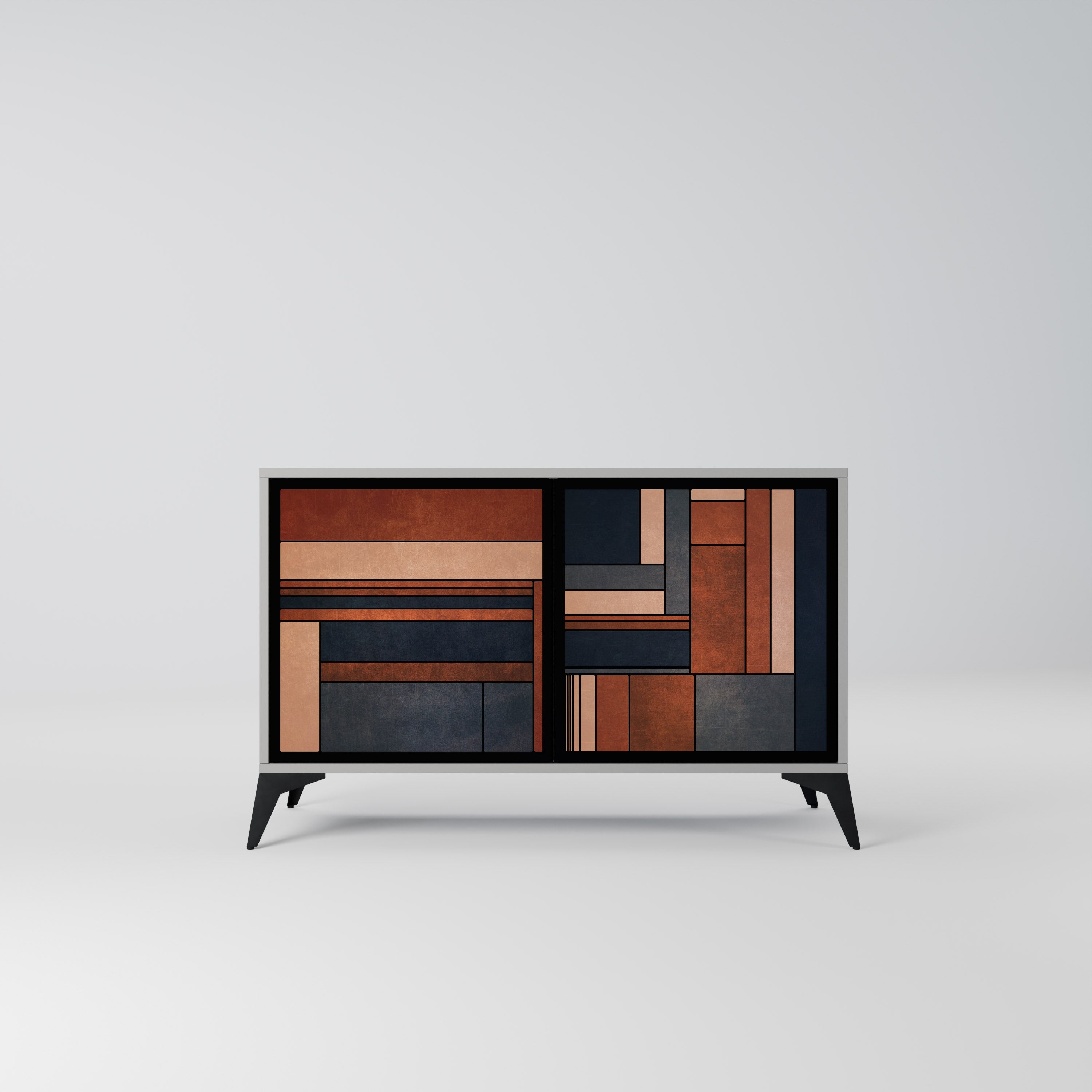 INTREPID FORMATION Sideboard mit 2 Türen in Grau