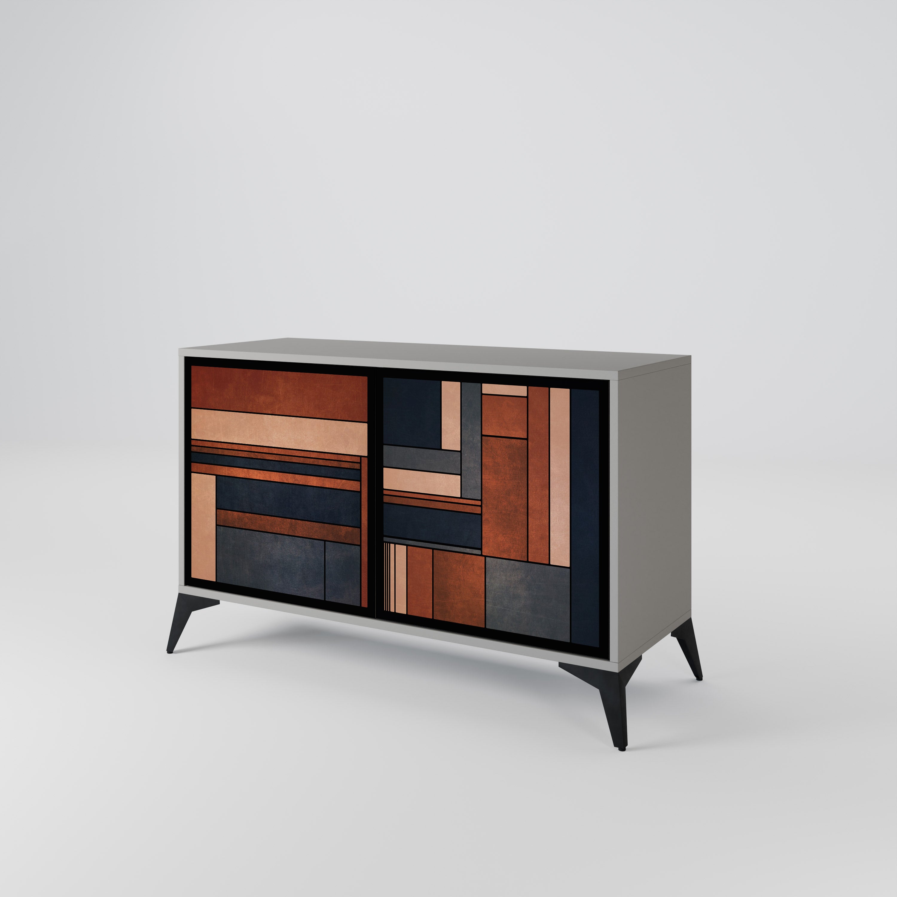 INTREPID FORMATION Sideboard mit 2 Türen in Grau