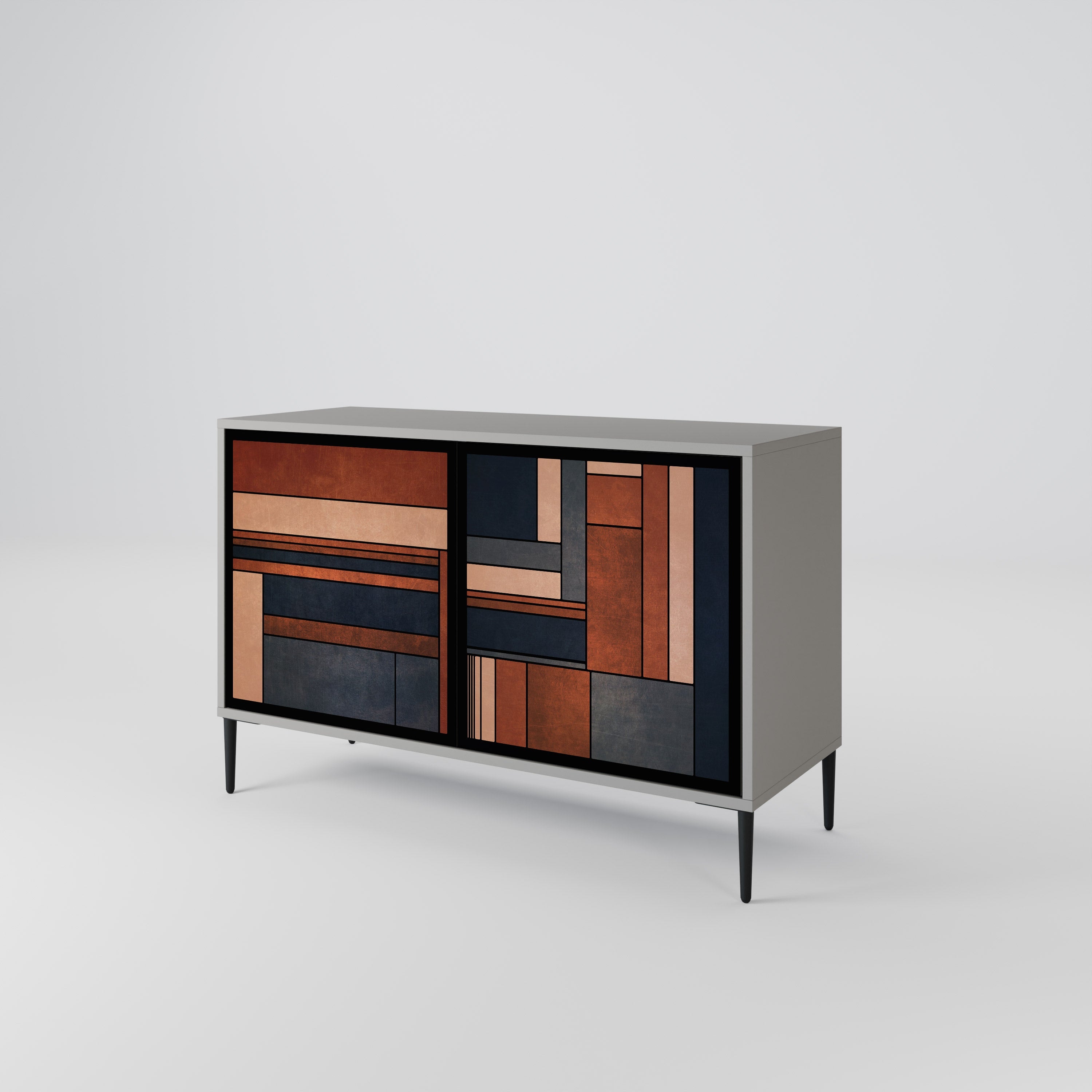 INTREPID FORMATION Sideboard mit 2 Türen in Grau