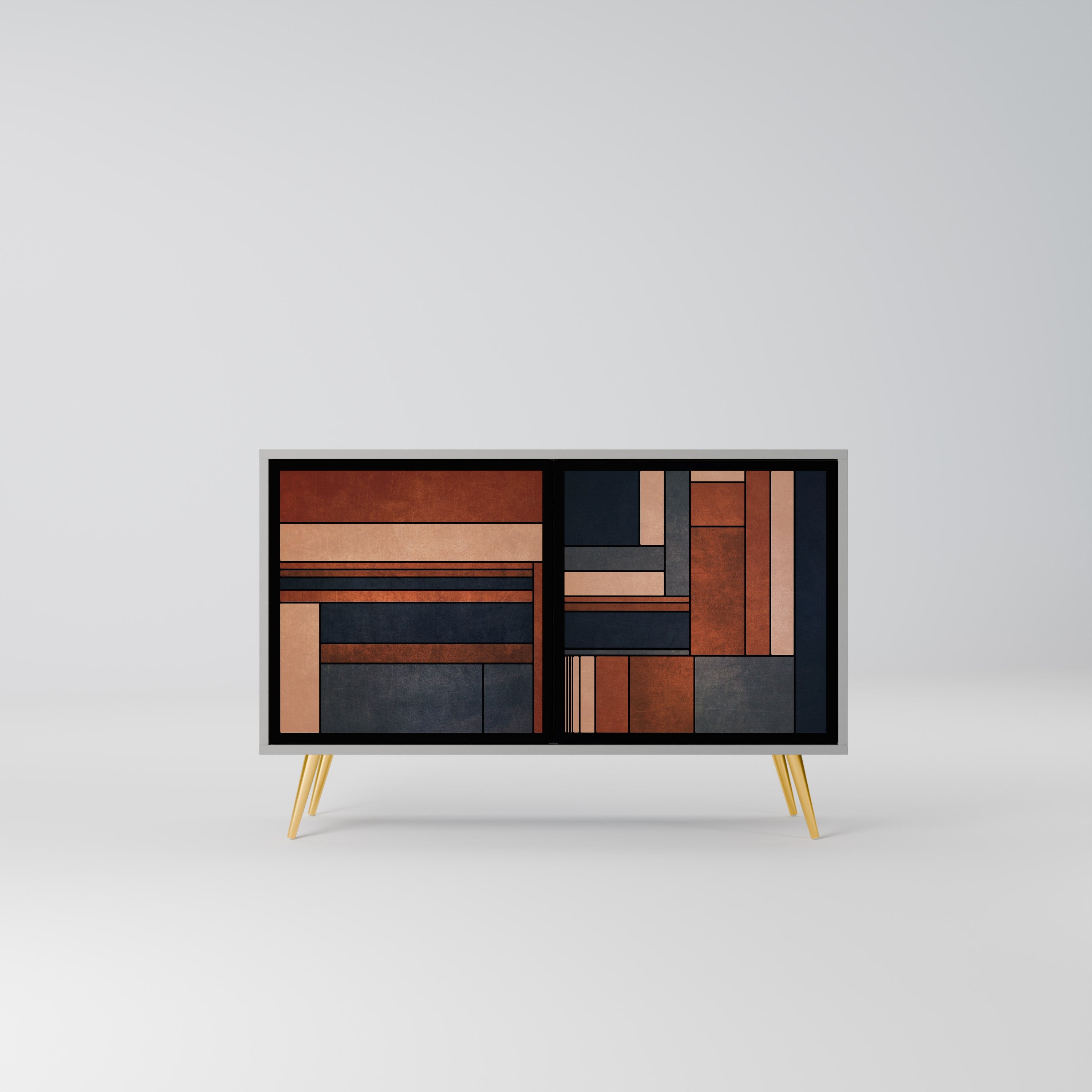 INTREPID FORMATION Sideboard mit 2 Türen in Grau