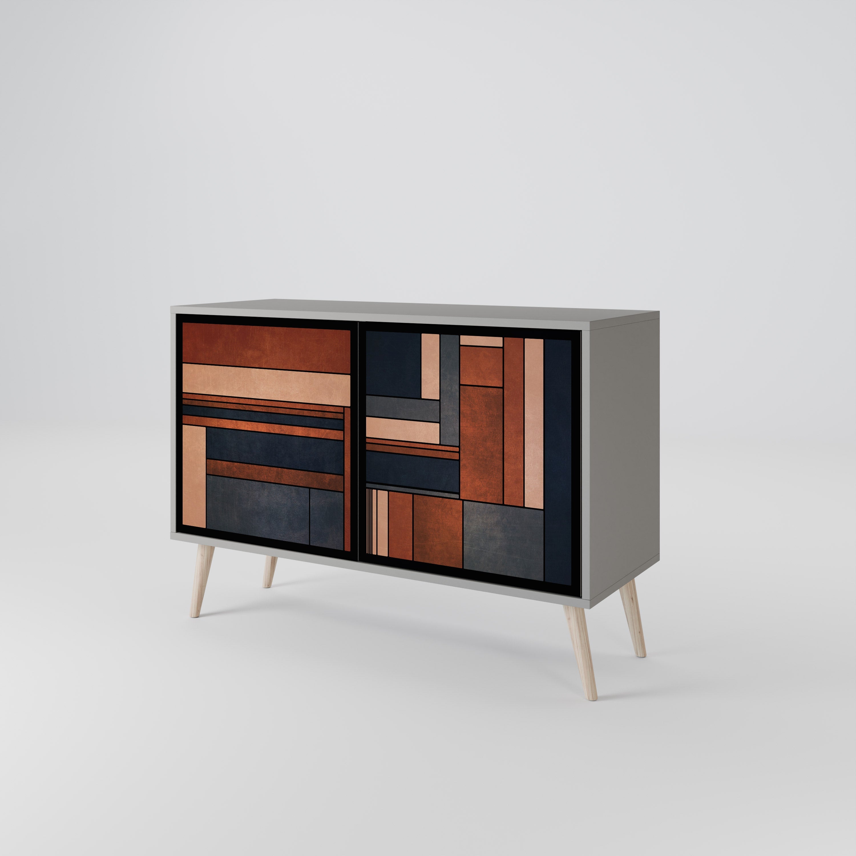 INTREPID FORMATION Sideboard mit 2 Türen in Grau