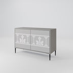 THAI GRAY Sideboard mit 2 Türen in Grau
