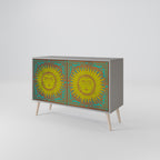 SUNSHINE EULOGY Sideboard mit 2 Türen in Grau