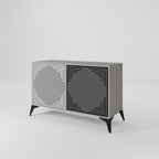 POLYGON ILLUSION Sideboard mit 2 Türen in Grau