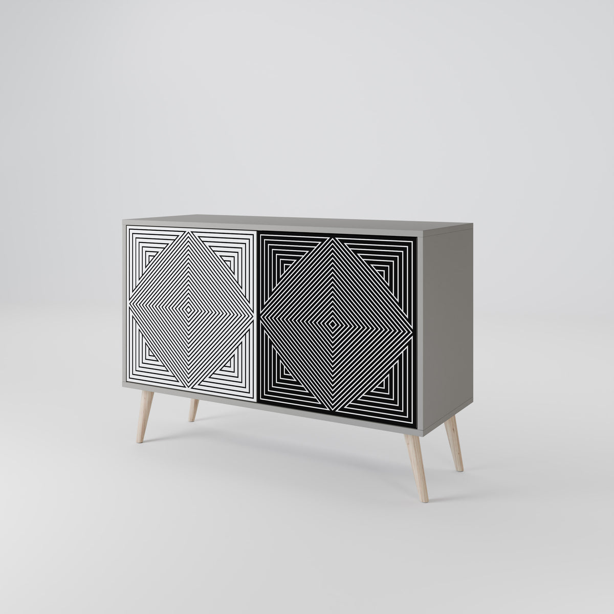 POLYGON ILLUSION 2-türiges Sideboard