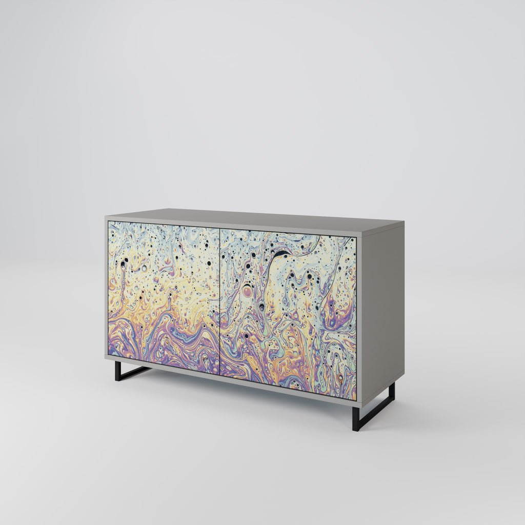 MOSAIC OF COLORS Sideboard mit 2 Türen in Grau