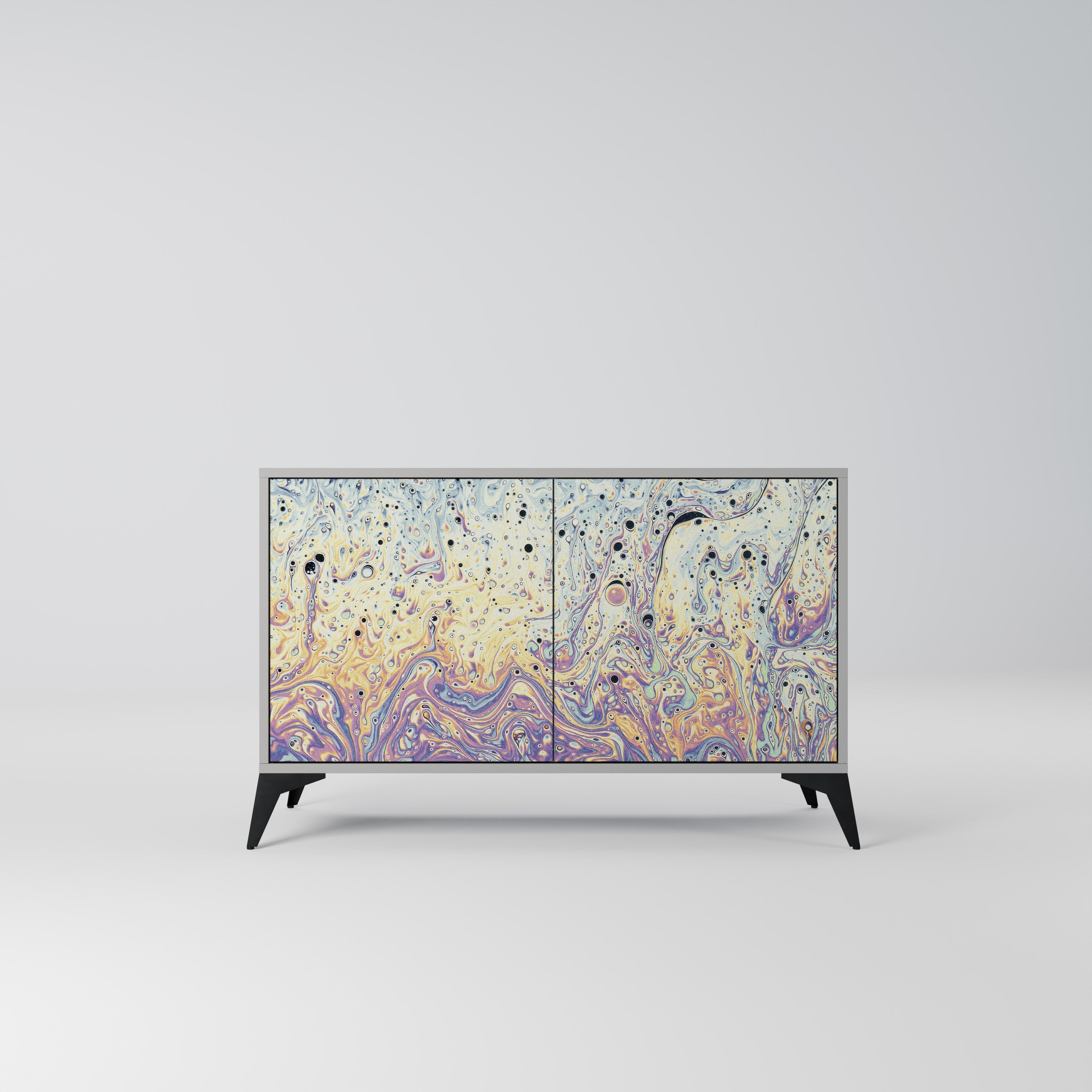 MOSAIC OF COLORS Sideboard mit 2 Türen in Grau