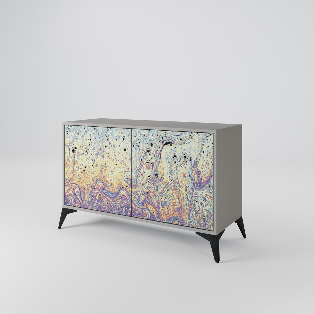 MOSAIC OF COLORS Sideboard mit 2 Türen in Grau