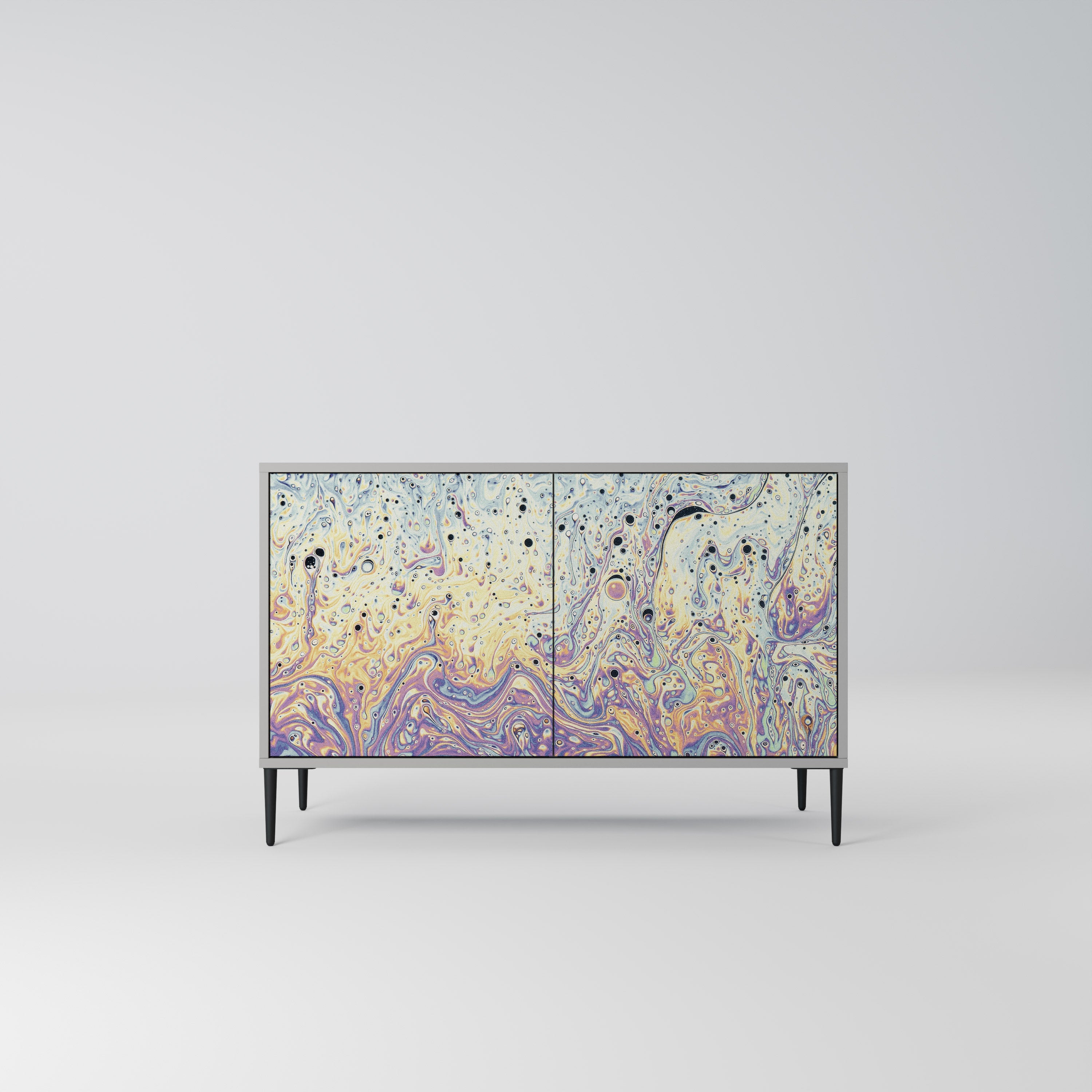 MOSAIC OF COLORS Sideboard mit 2 Türen in Grau
