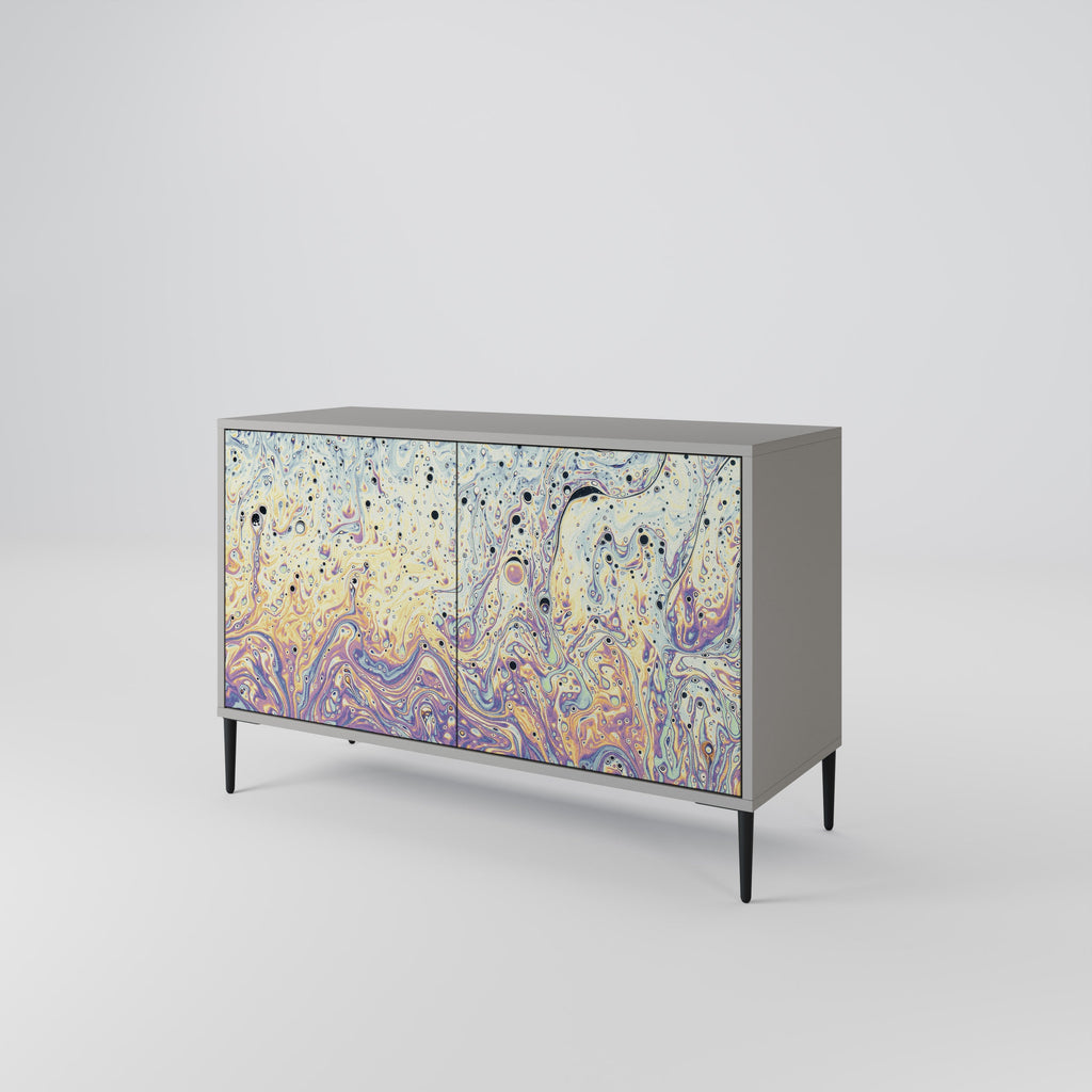 MOSAIC OF COLORS Sideboard mit 2 Türen in Grau