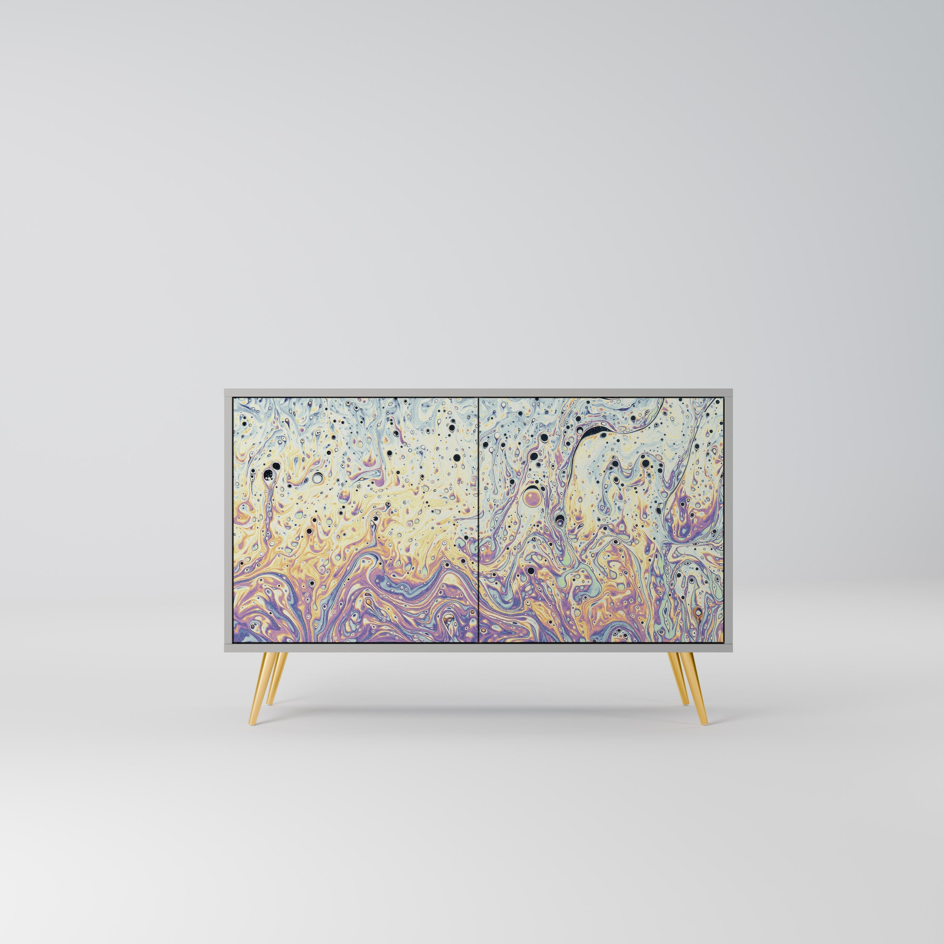 MOSAIC OF COLORS Sideboard mit 2 Türen in Grau