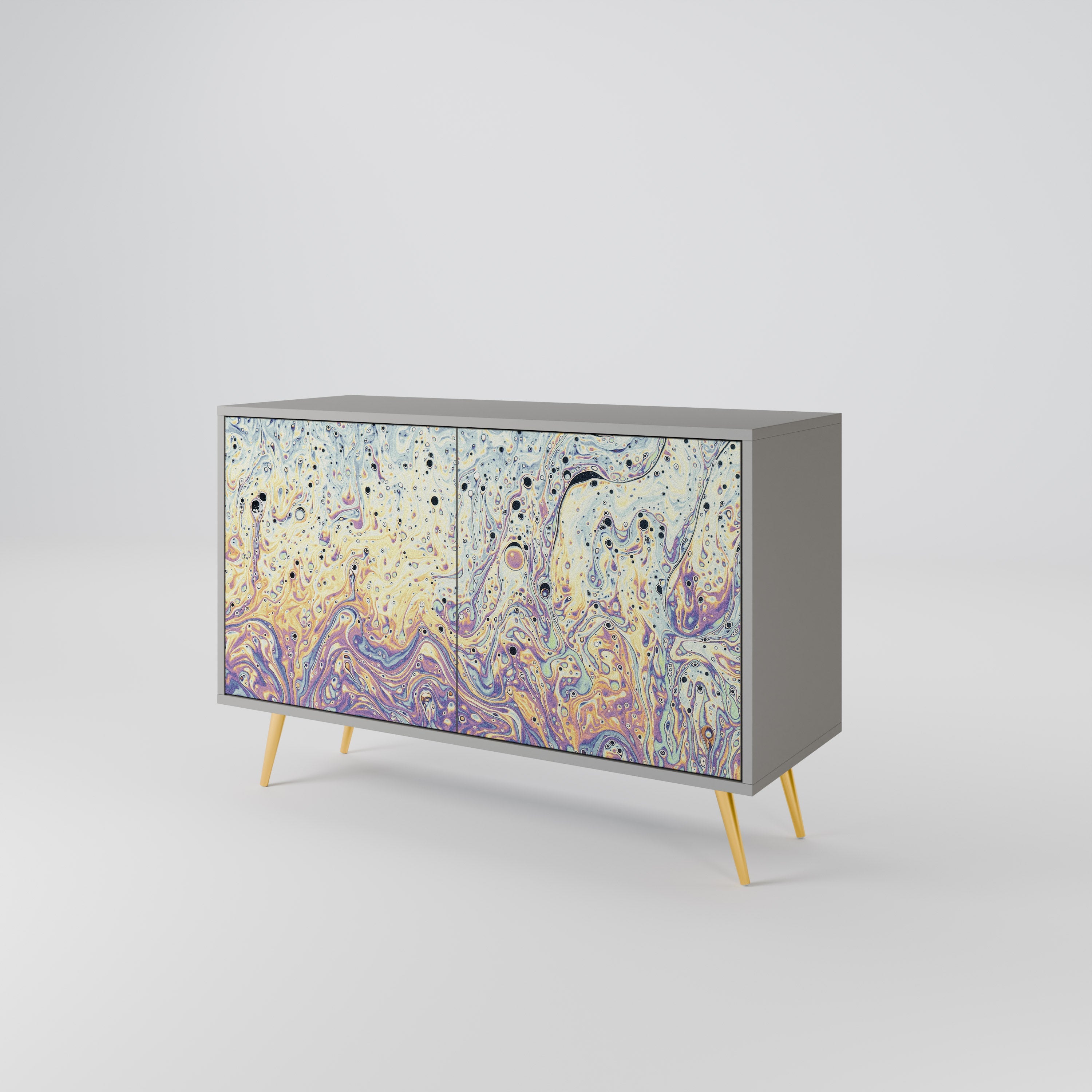 MOSAIC OF COLORS Sideboard mit 2 Türen in Grau