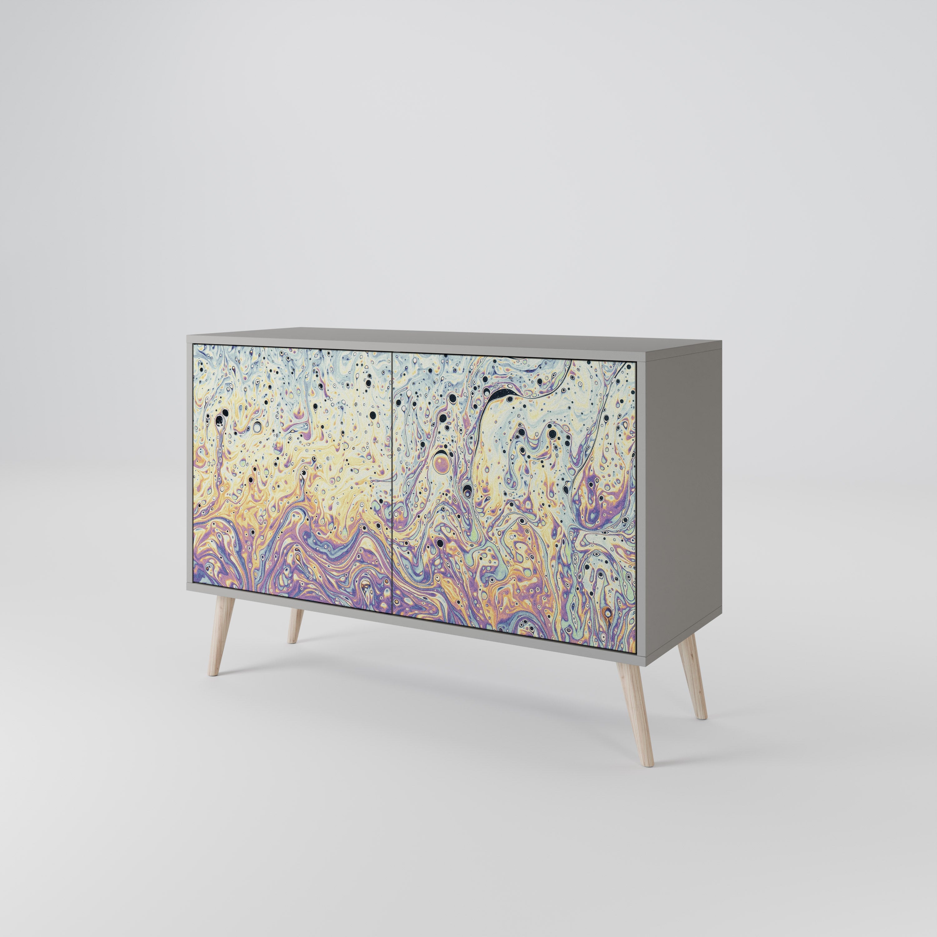 MOSAIC OF COLORS Sideboard mit 2 Türen in Grau