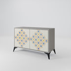 PATTERNED PRISM Sideboard mit 2 Türen in Grau