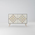 PATTERNED PRISM Sideboard mit 2 Türen in Grau