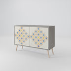 PATTERNED PRISM Sideboard mit 2 Türen in Grau
