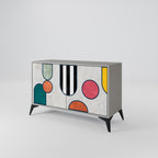 COOL STORY Sideboard mit 2 Türen in Grau