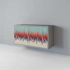 CHROMA CONTOURS Sideboard mit 2 Türen in Grau