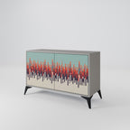 CHROMA CONTOURS Sideboard mit 2 Türen in Grau