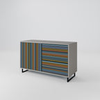 LINEOUT SPECTRUM Sideboard mit 2 Türen in Grau