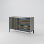 LINEOUT SPECTRUM Sideboard mit 2 Türen in Grau