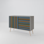 LINEOUT SPECTRUM Sideboard mit 2 Türen in Grau