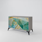 SPECTRUM SPLENDOR Sideboard mit 2 Türen in Grau