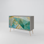 SPECTRUM SPLENDOR Sideboard mit 2 Türen in Grau