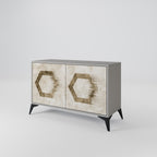 HEXAGONAL SHAPES Sideboard mit 2 Türen in Grau