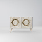 HEXAGONAL SHAPES Sideboard mit 2 Türen in Grau